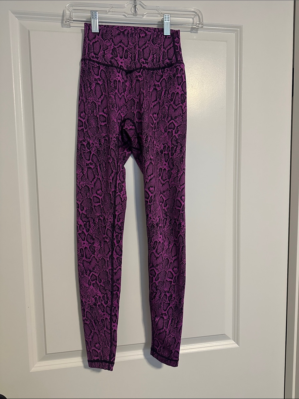 BuffBunny Purple Snake-Print Leggings